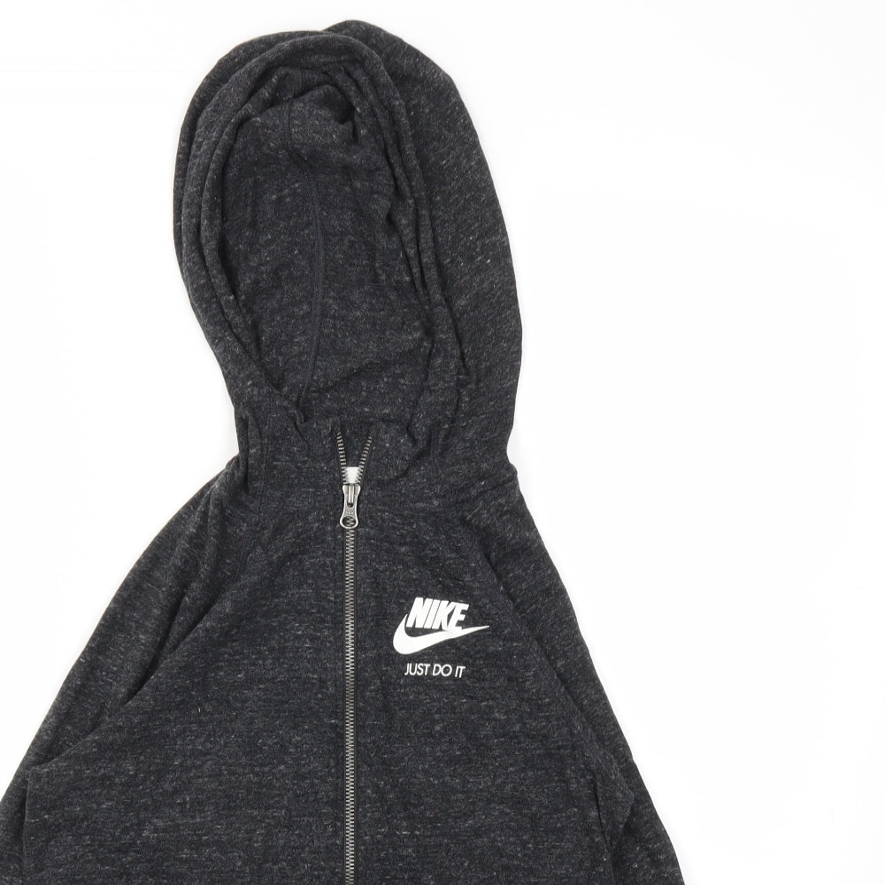 Nike Boys Grey   Full Zip Hoodie Size L