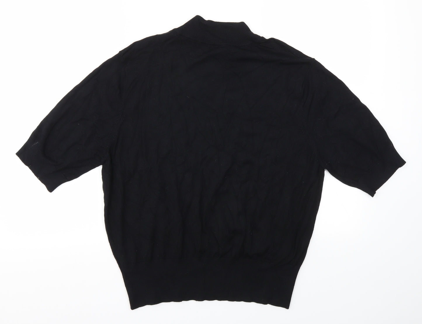 M&S Womens Black   Basic T-Shirt Size 22