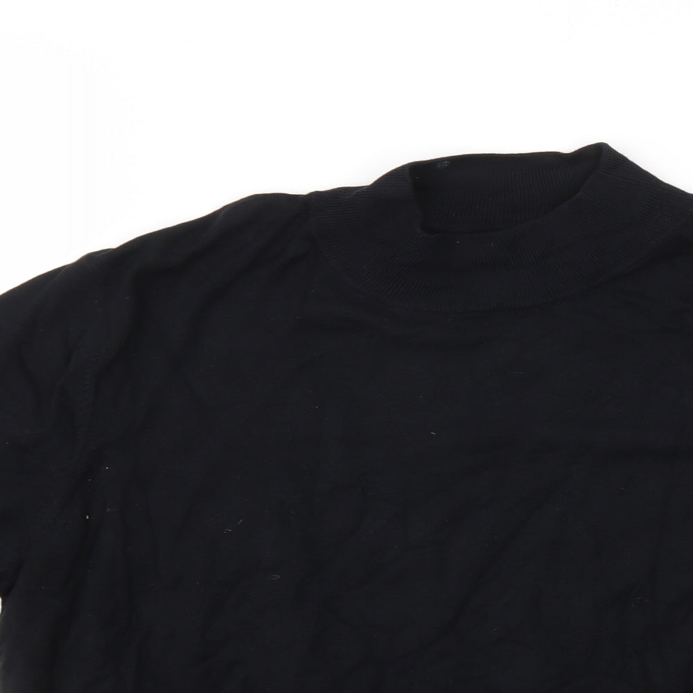 M&S Womens Black   Basic T-Shirt Size 22