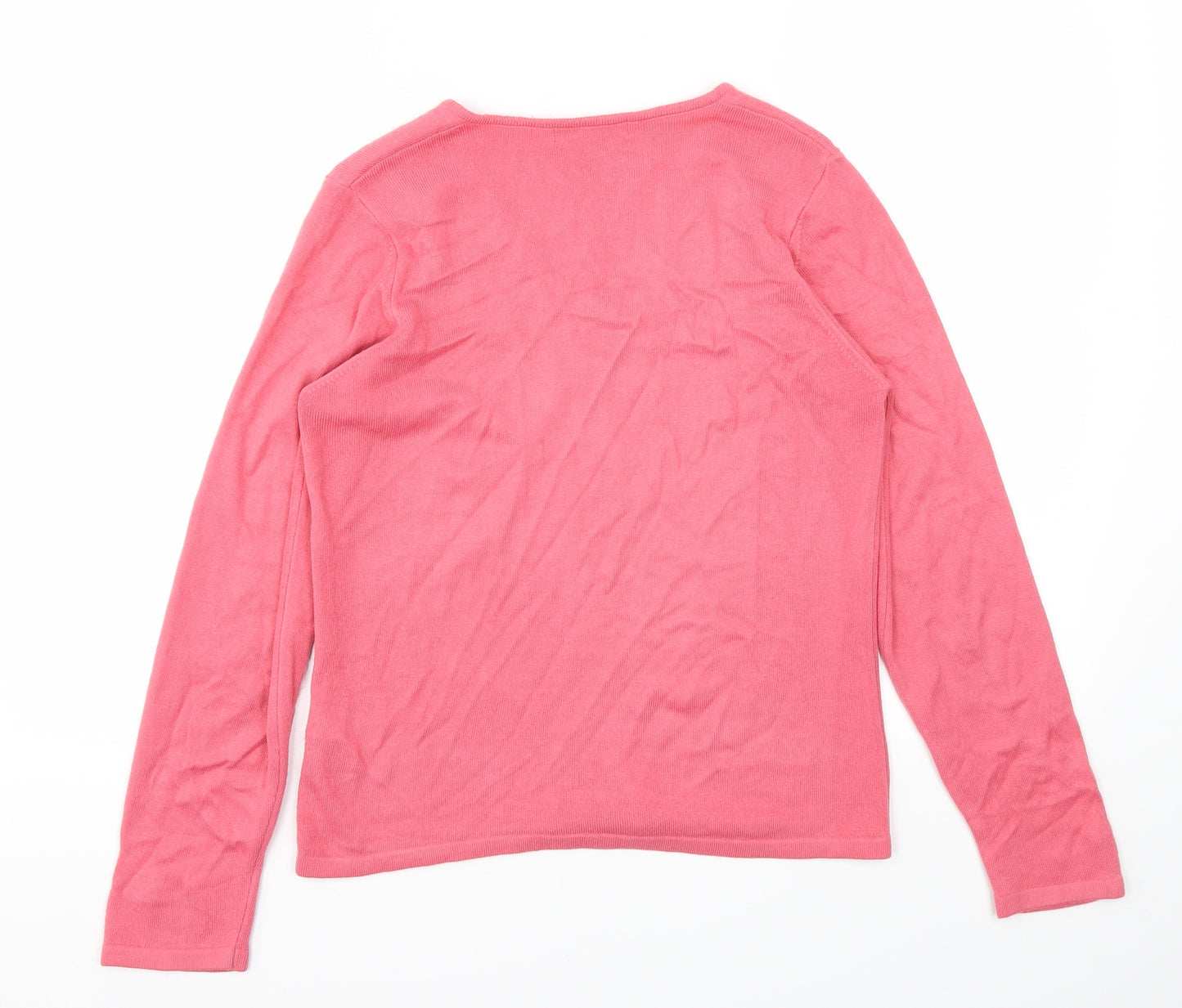 M&S Womens Pink   Pullover Jumper Size 12