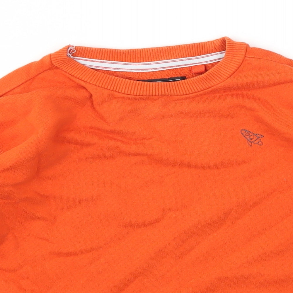 NEXT Boys Orange   Shrug Jumper Size 2-3 Years