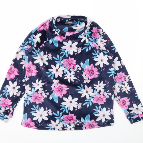 Studio Womens Multicoloured Floral  Top Pyjama Top Size 8