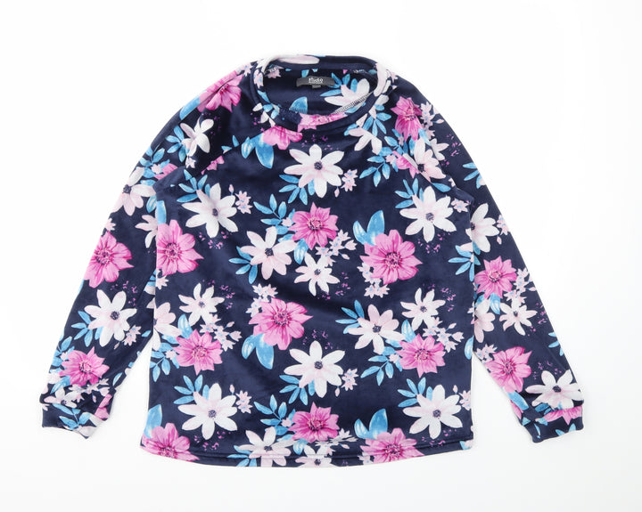 Studio Womens Multicoloured Floral Top Pyjama Top Size 8