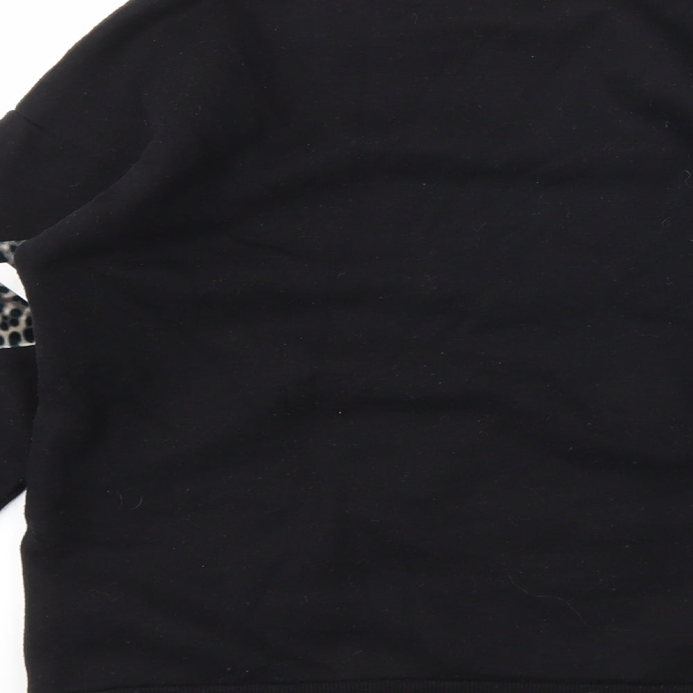 Primark Girls Black Camouflage  Pullover Jumper Size 13-14 Years
