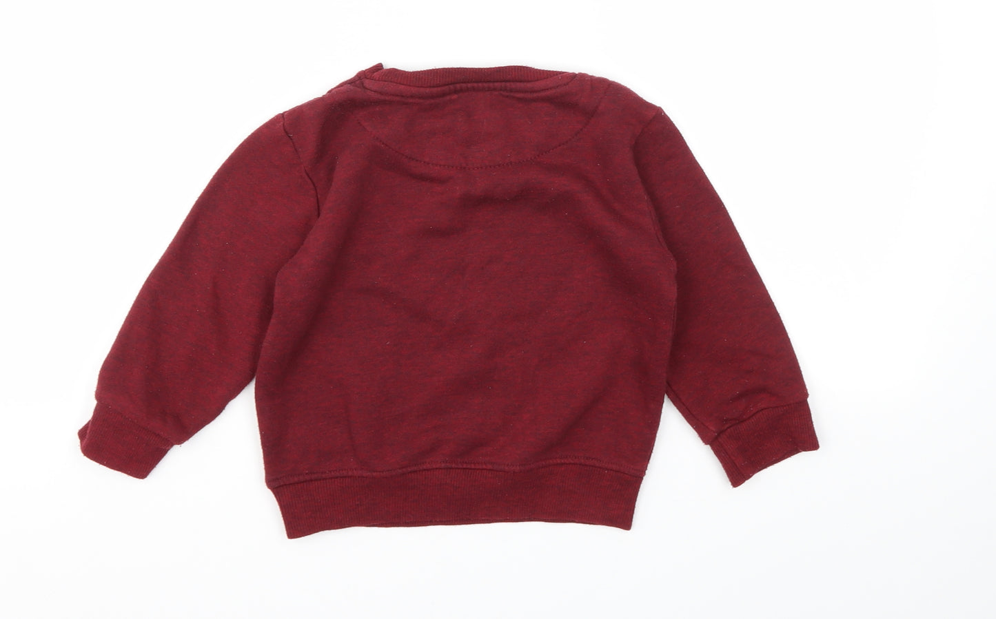 Rebel Boys Red   Pullover Jumper Size 2-3 Years