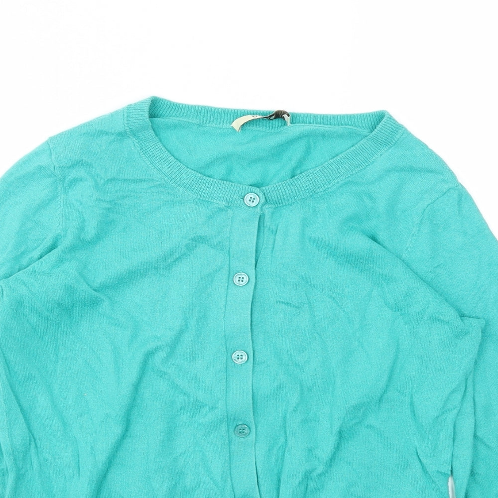 Oasis Womens Blue   Cardigan Jumper Size S