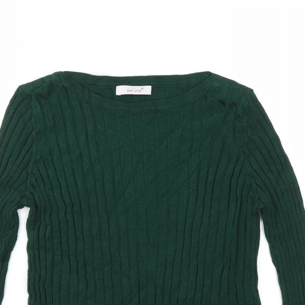 M&S Womens Green   Basic T-Shirt Size 14