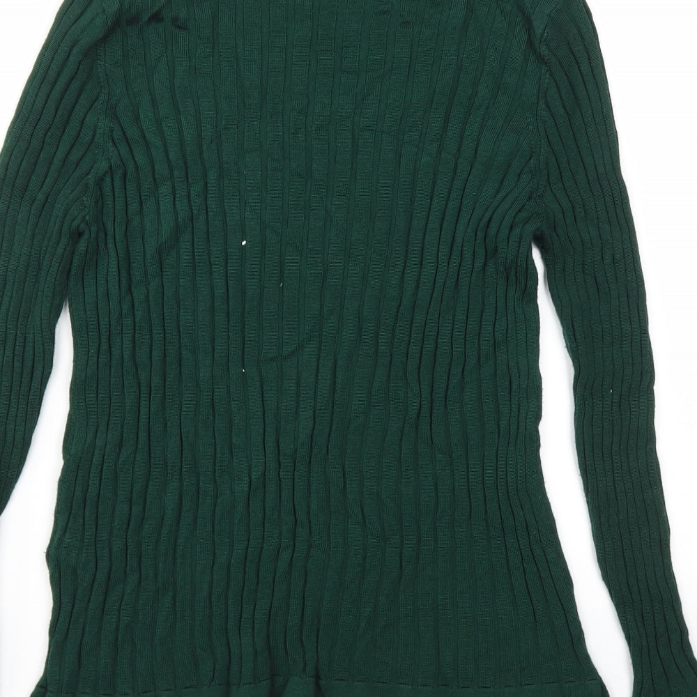 M&S Womens Green   Basic T-Shirt Size 14