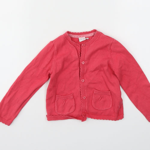 MINI CLUB  Girls Pink   Cardigan Jumper Size 2 Years
