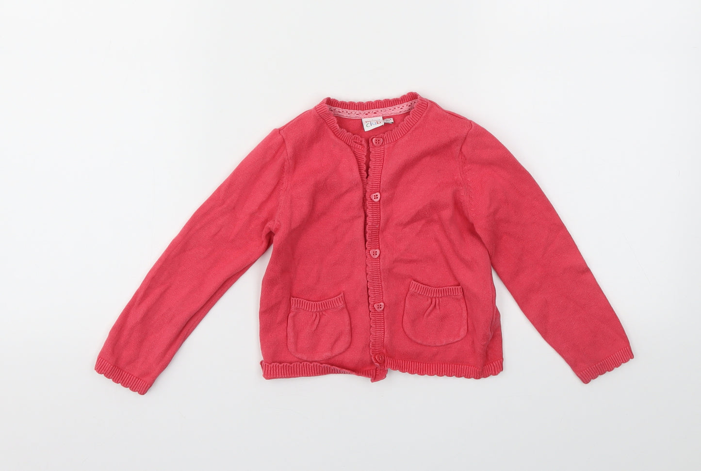 MINI CLUB  Girls Pink   Cardigan Jumper Size 2 Years