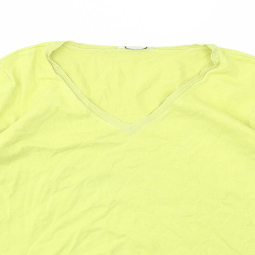 BHS Womens Yellow   Pullover Jumper Size 18