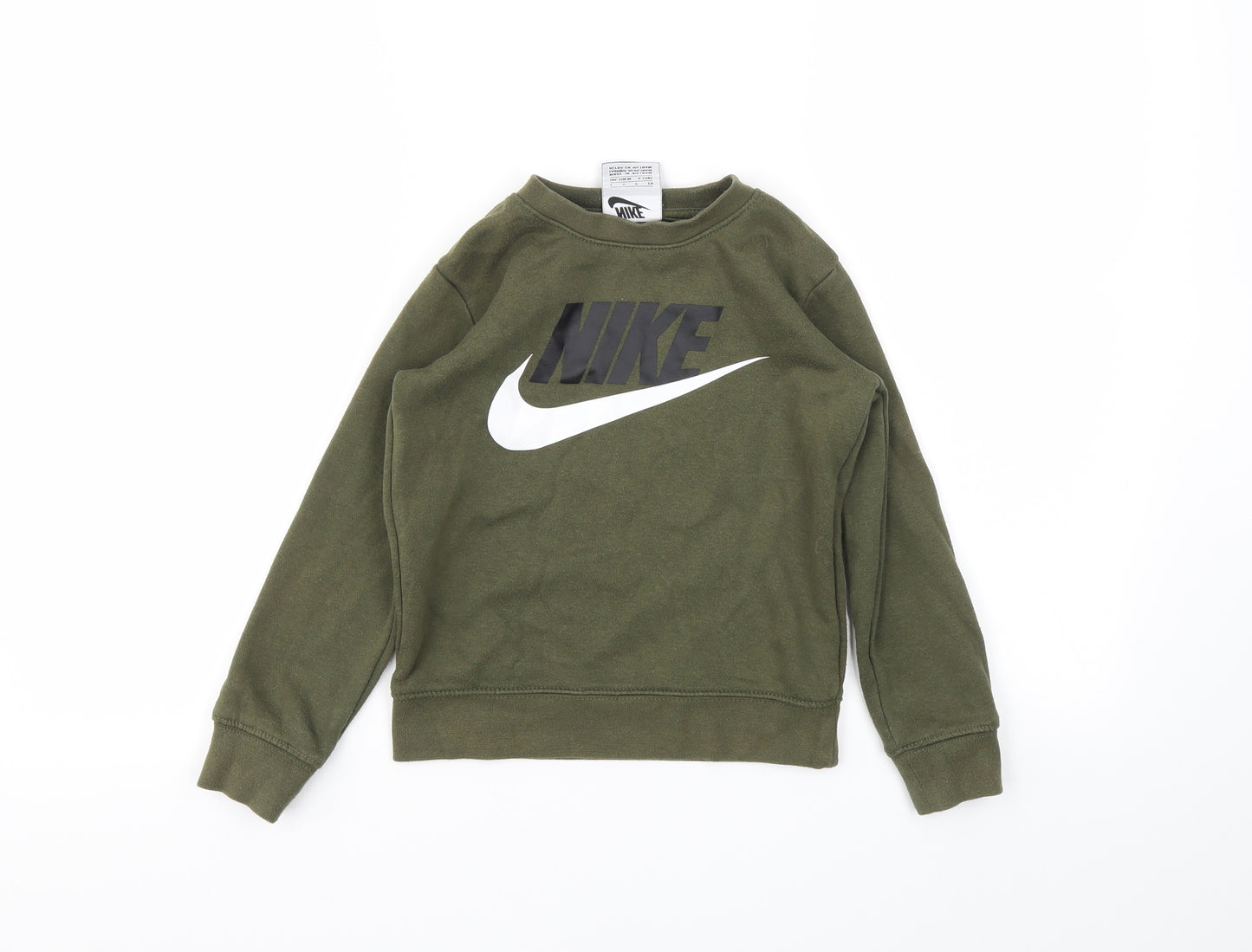 Nike Boys Green   Pullover Sweatshirt Size 5 Years