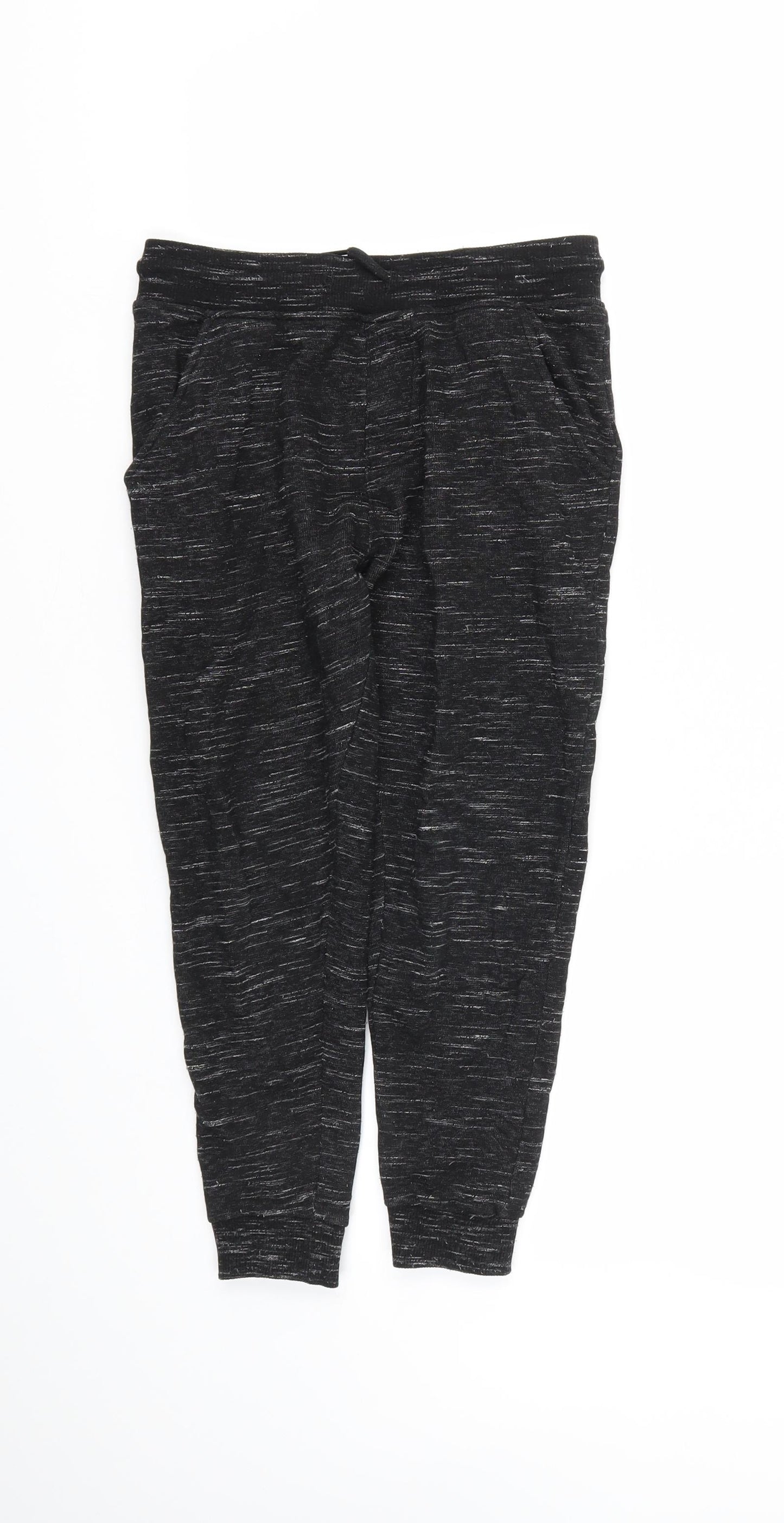 George Boys Black   Jogger Trousers Size 7-8 Years