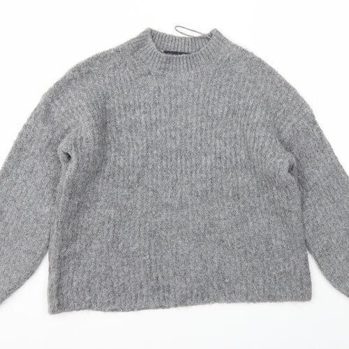 M&S Womens Grey   Pullover Jumper Size S