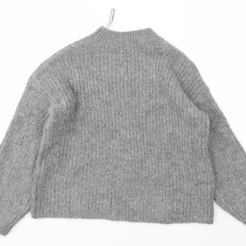 M&S Womens Grey   Pullover Jumper Size S