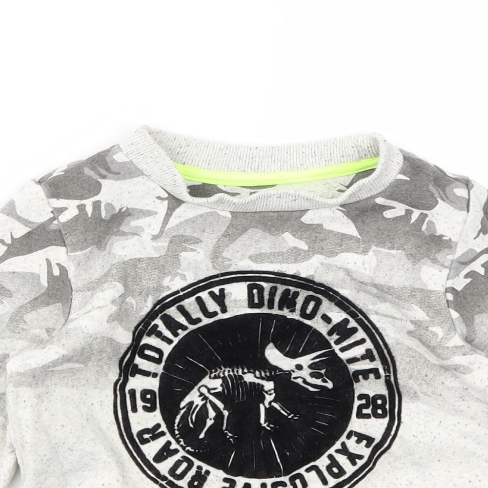 F&F Boys Grey   Pullover Jumper Size 2-3 Years