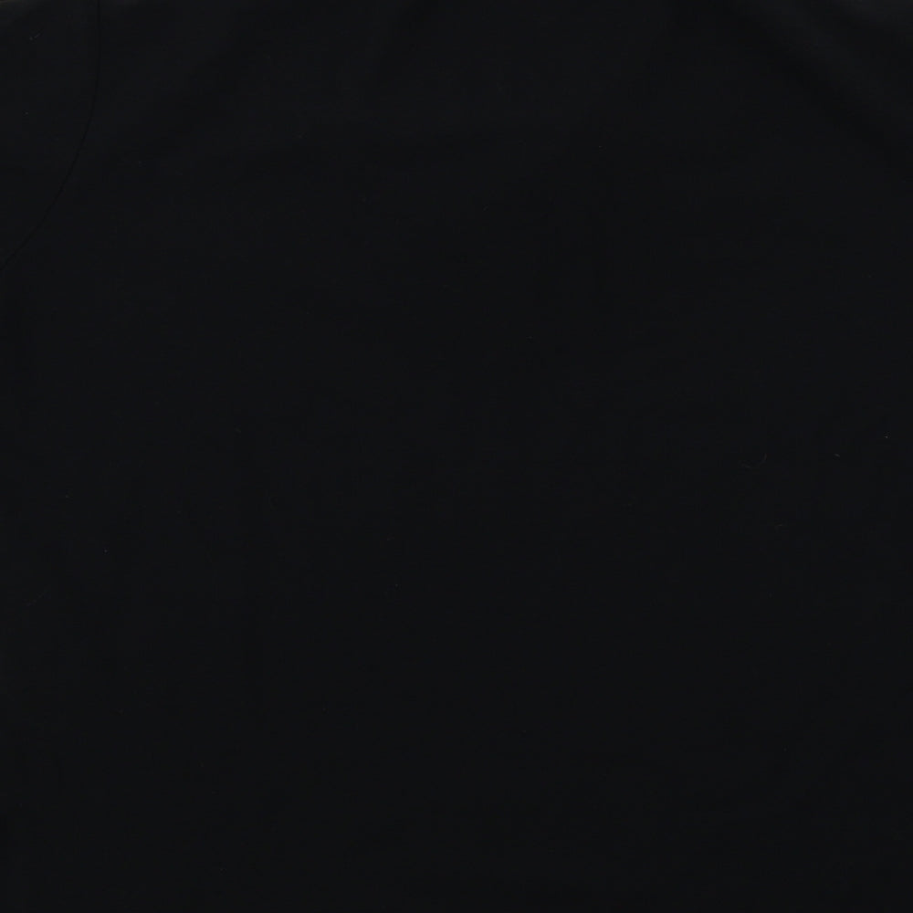 Dimensions Mens Black Colourblock   Polo Size L