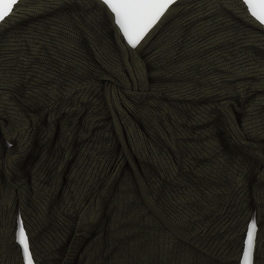 New Look Womens Green   Pullover Jumper Size M