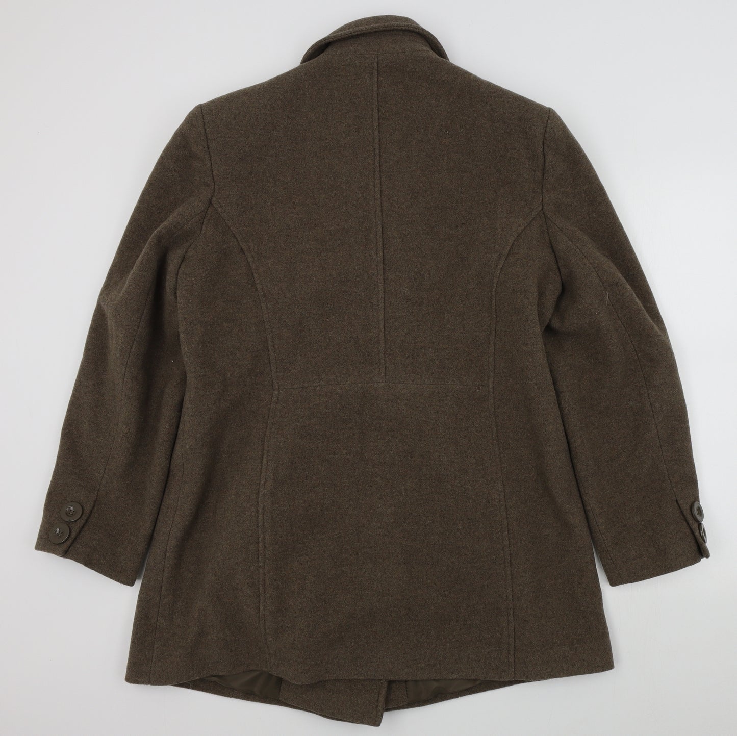 BHS Womens Brown   Overcoat Coat Size 18