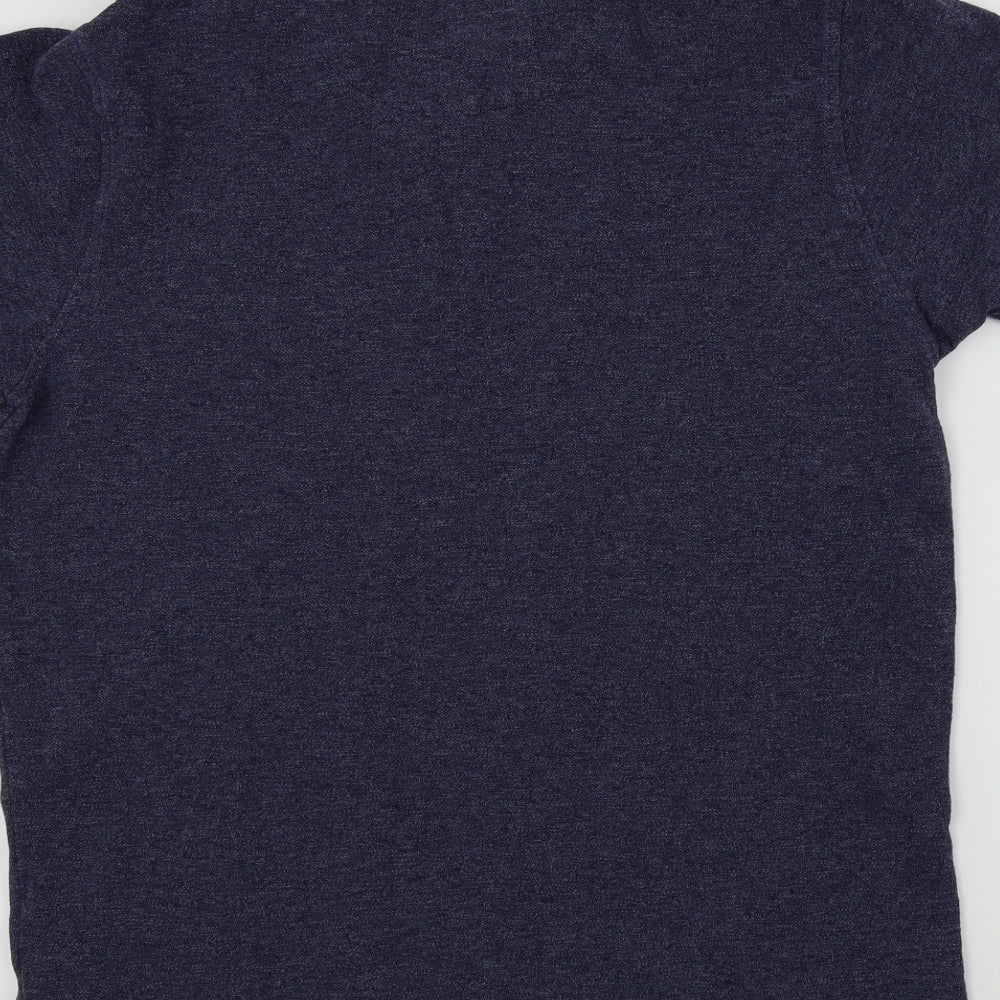 Jack Wills Mens Blue Colourblock   Polo Size L
