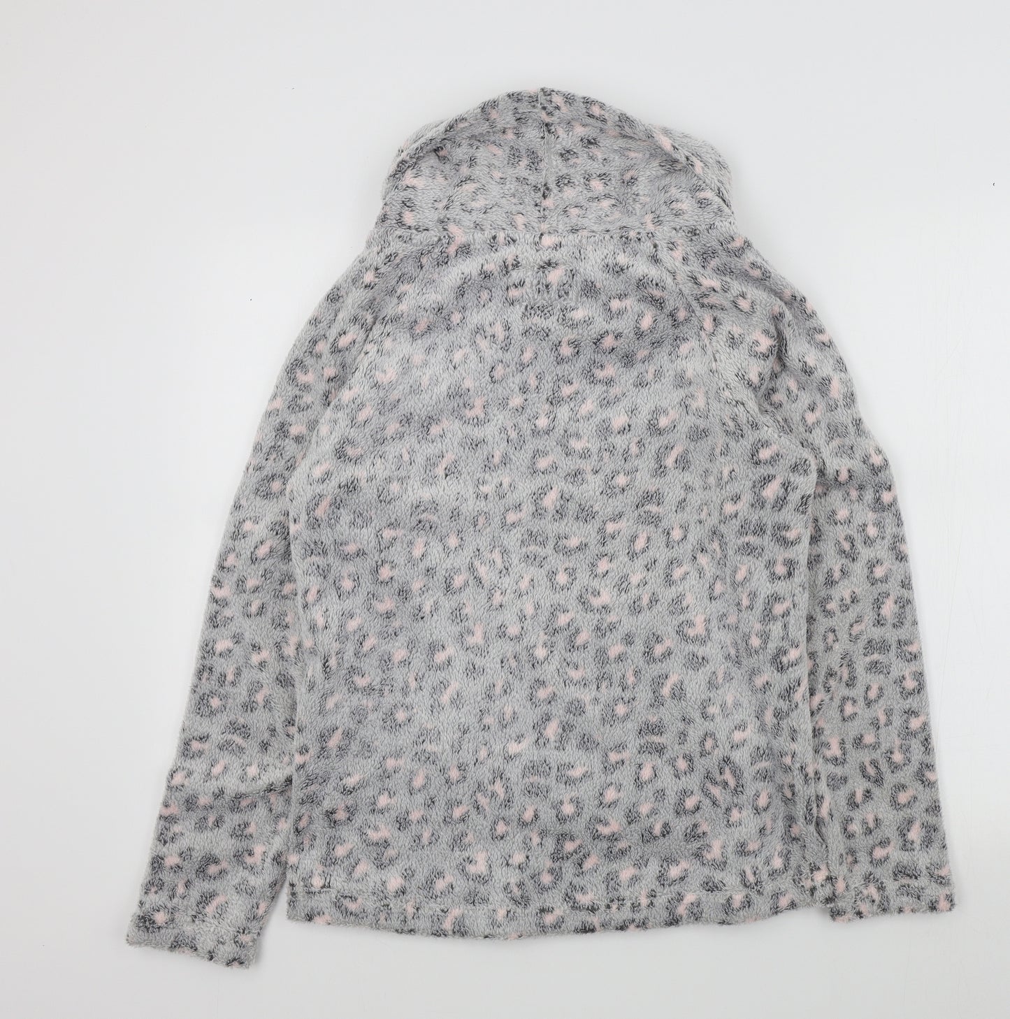 F&F Womens Grey Geometric  Top Pyjama Top Size M