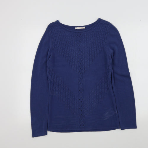 anna rose Womens Blue   Pullover Jumper Size M