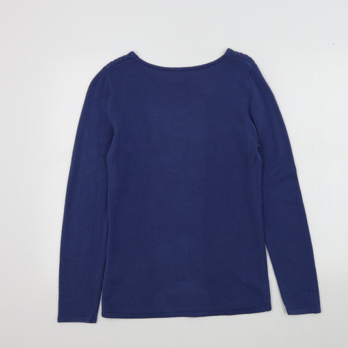anna rose Womens Blue   Pullover Jumper Size M