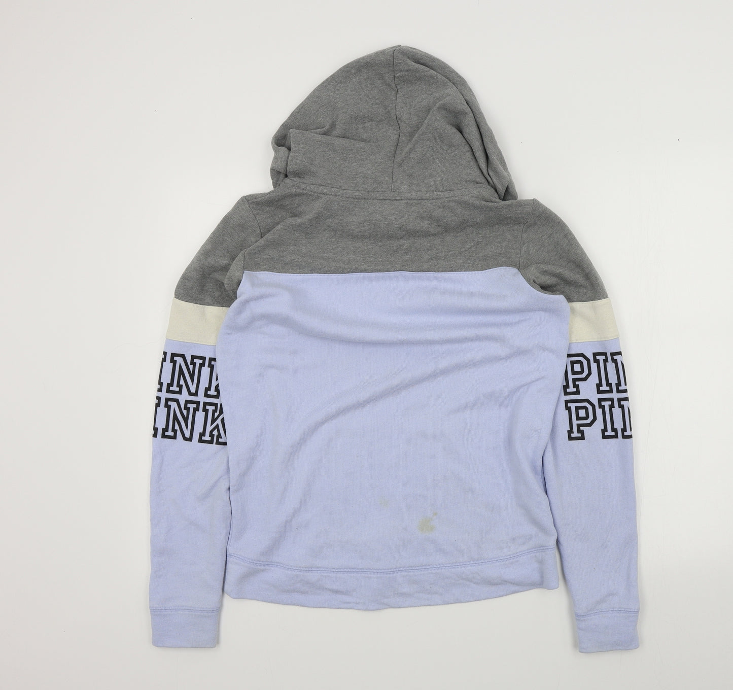 PINK Girls Blue Colourblock  Pullover Jumper Size XS