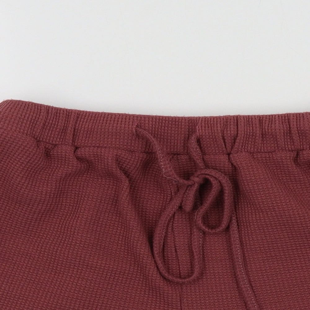 Preworn Womens Pink Colourblock  Bermuda Shorts Size L