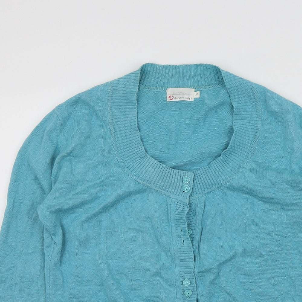everyday elegane Womens Blue   Cardigan Jumper Size 16