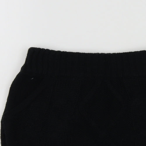 YD Girls Black   A-Line Skirt Size 7-8 Years