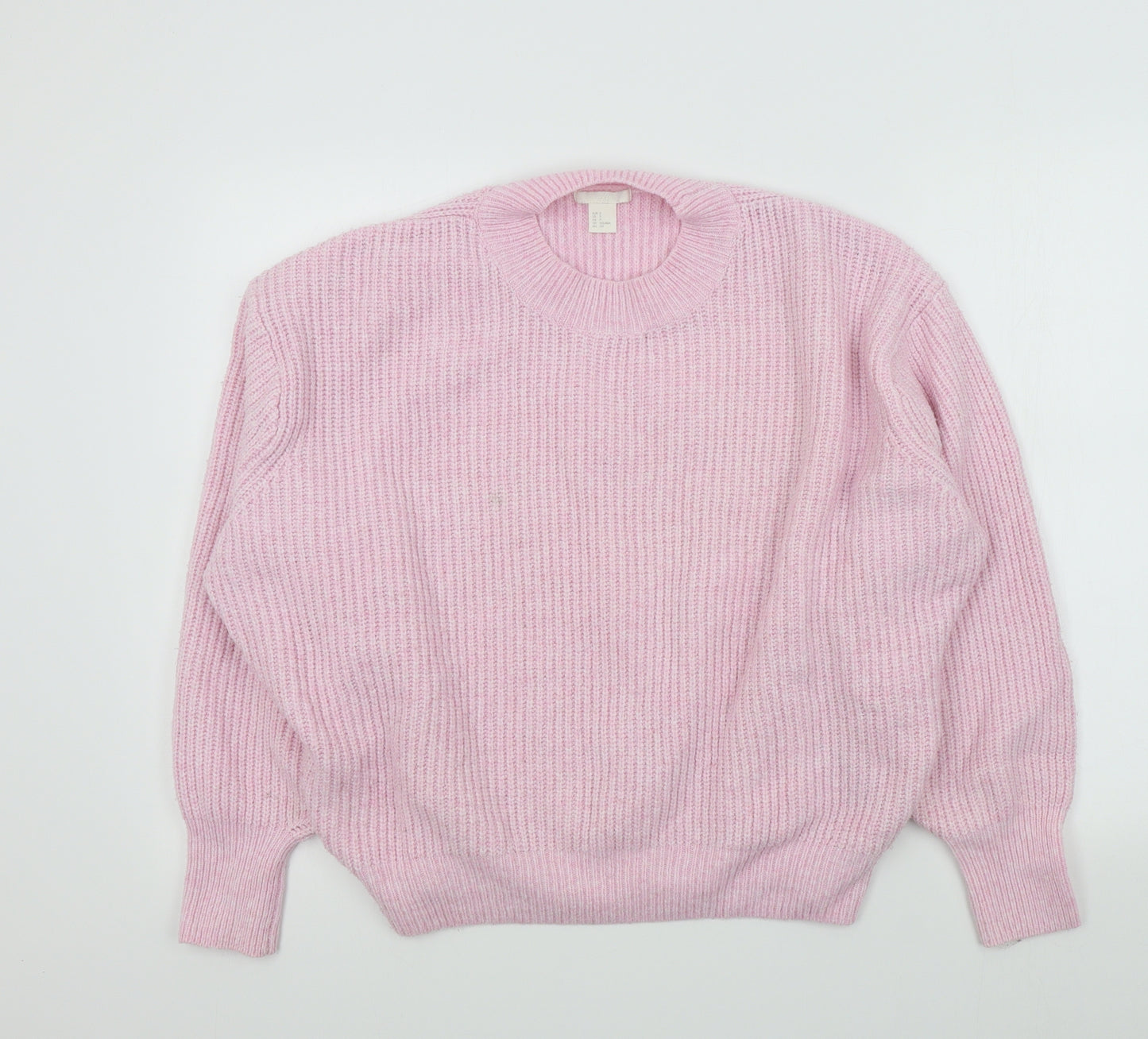 H&M Womens Pink   Pullover Jumper Size M