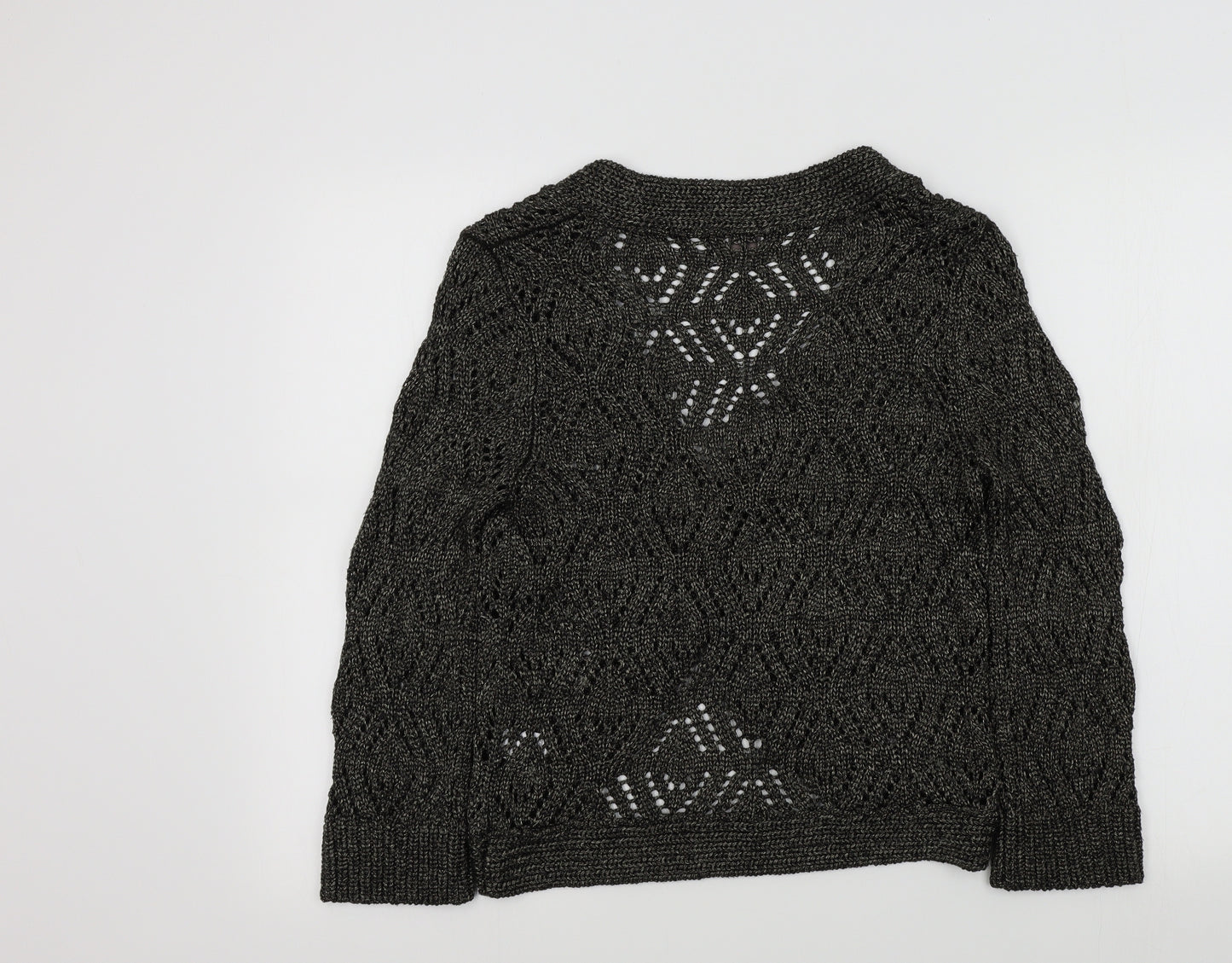 TU Womens Black   Cardigan Jumper Size 16