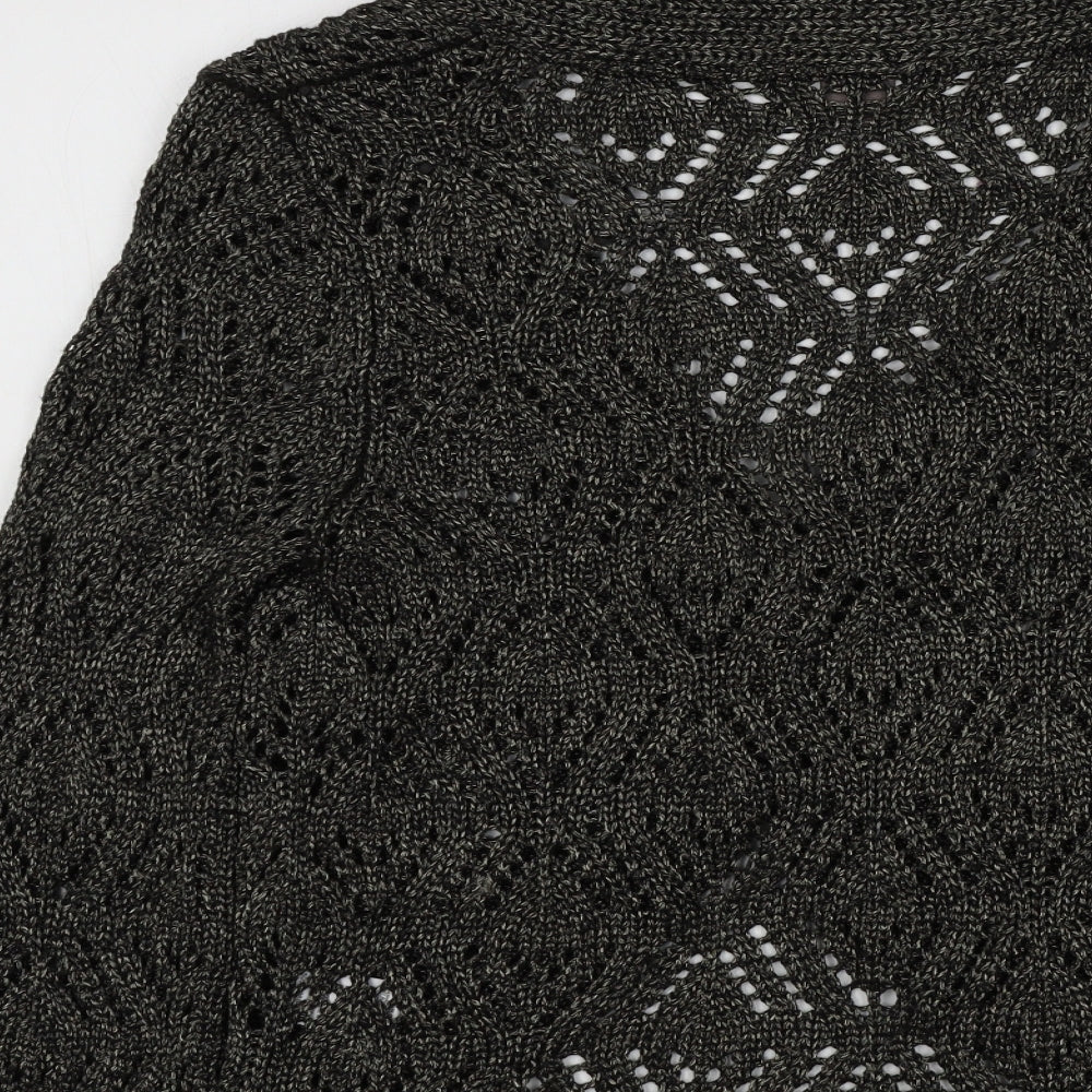 TU Womens Black   Cardigan Jumper Size 16