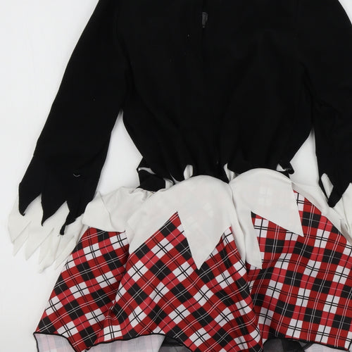 Halloween Girls Multicoloured Geometric  Fit & Flare  Size 11-12 Years  - dress up halloween