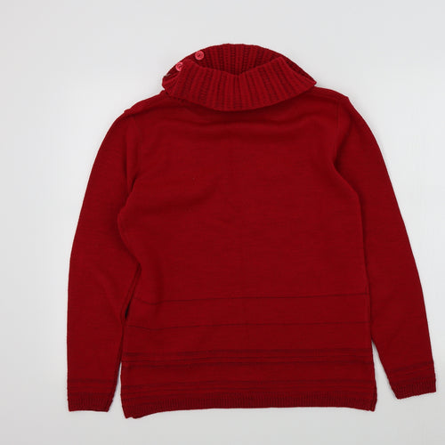 pure&natural Womens Red   Pullover Jumper Size S