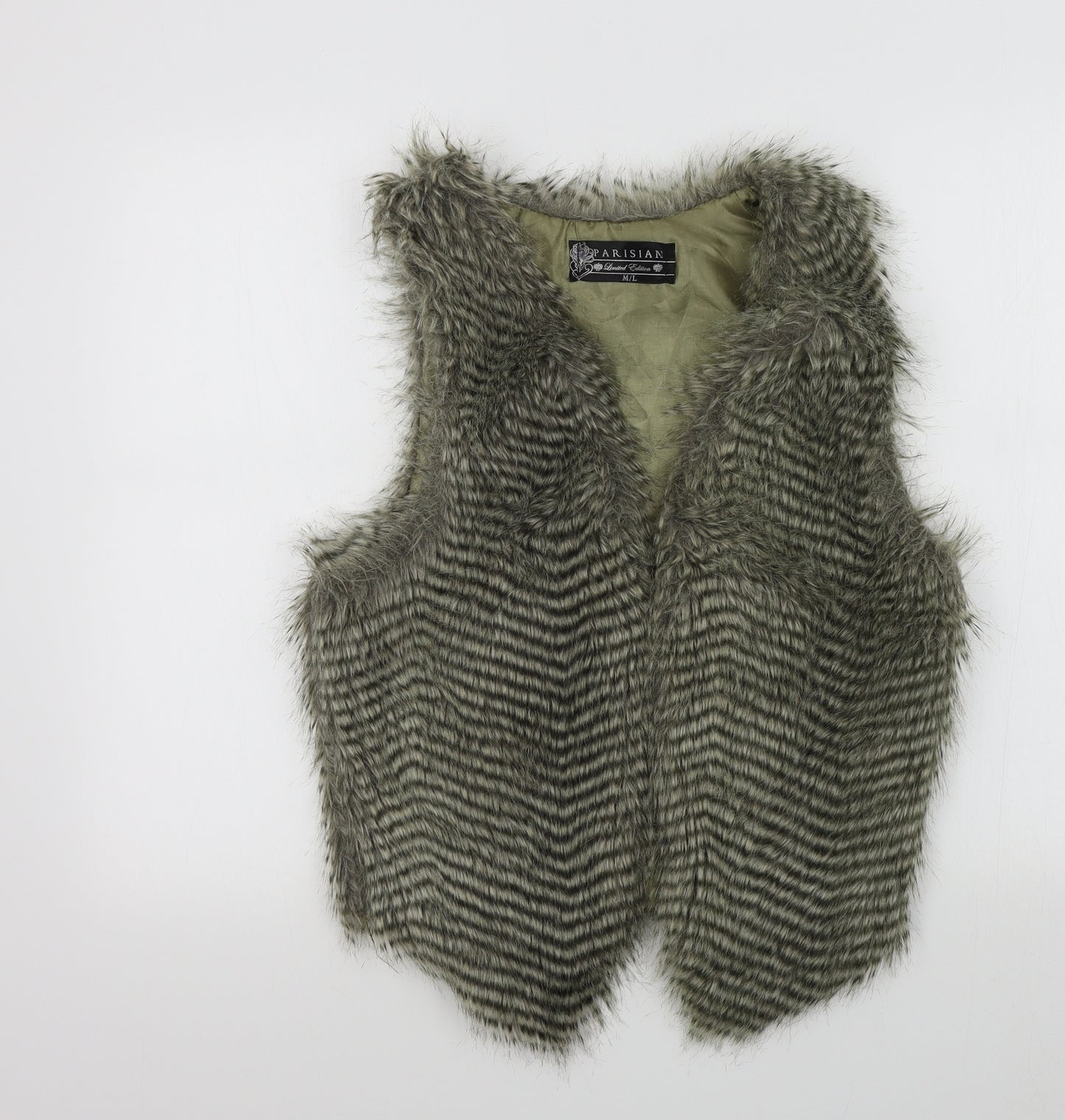 parisian Womens Green   Jacket Waistcoat Size M