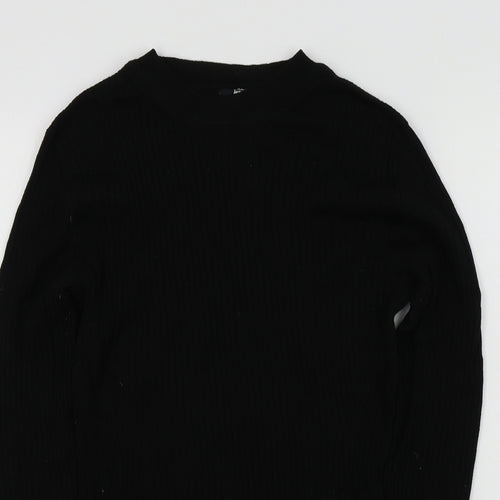 H&M Womens Black   Pullover Jumper Size M