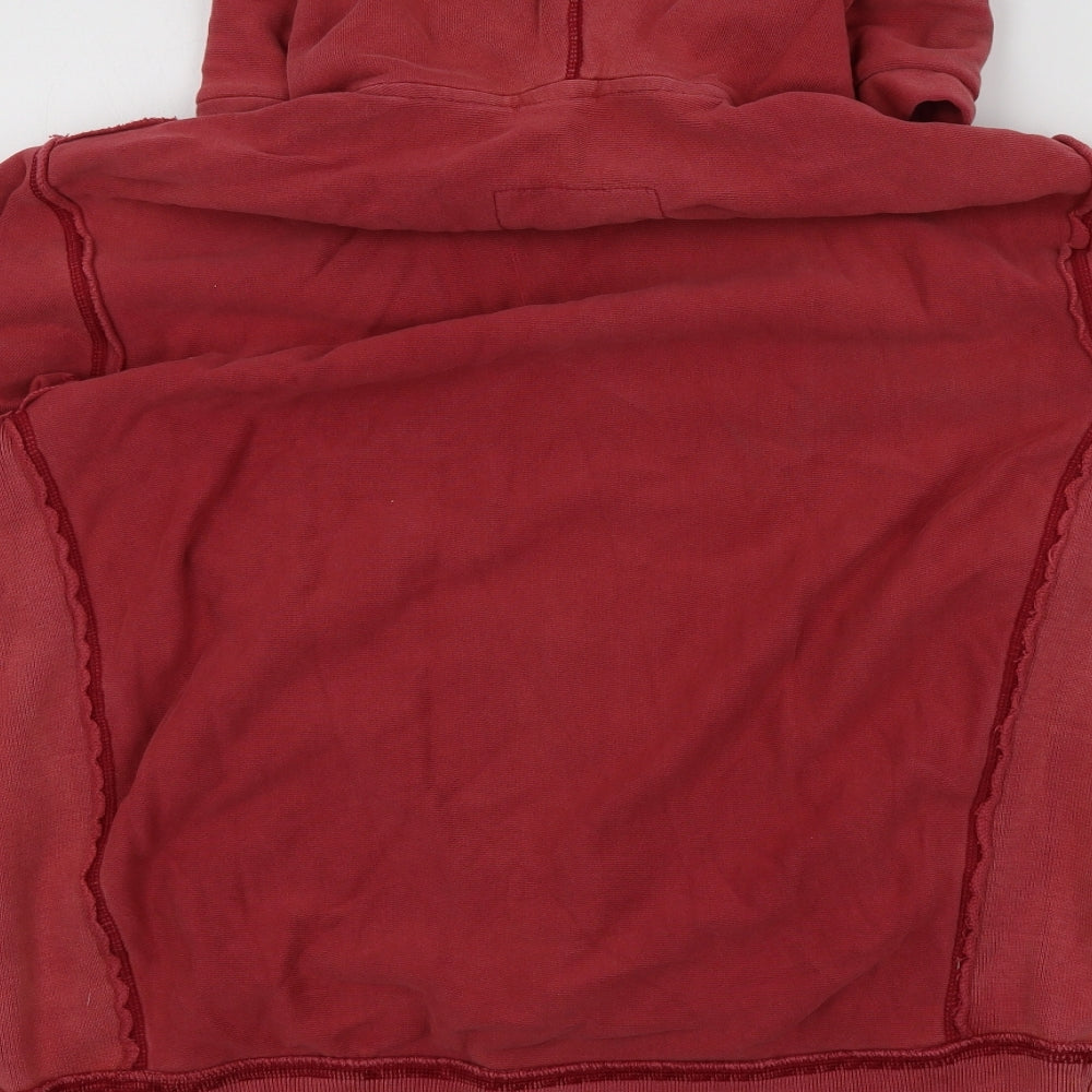 New Look Mens Red   Pullover Hoodie Size M
