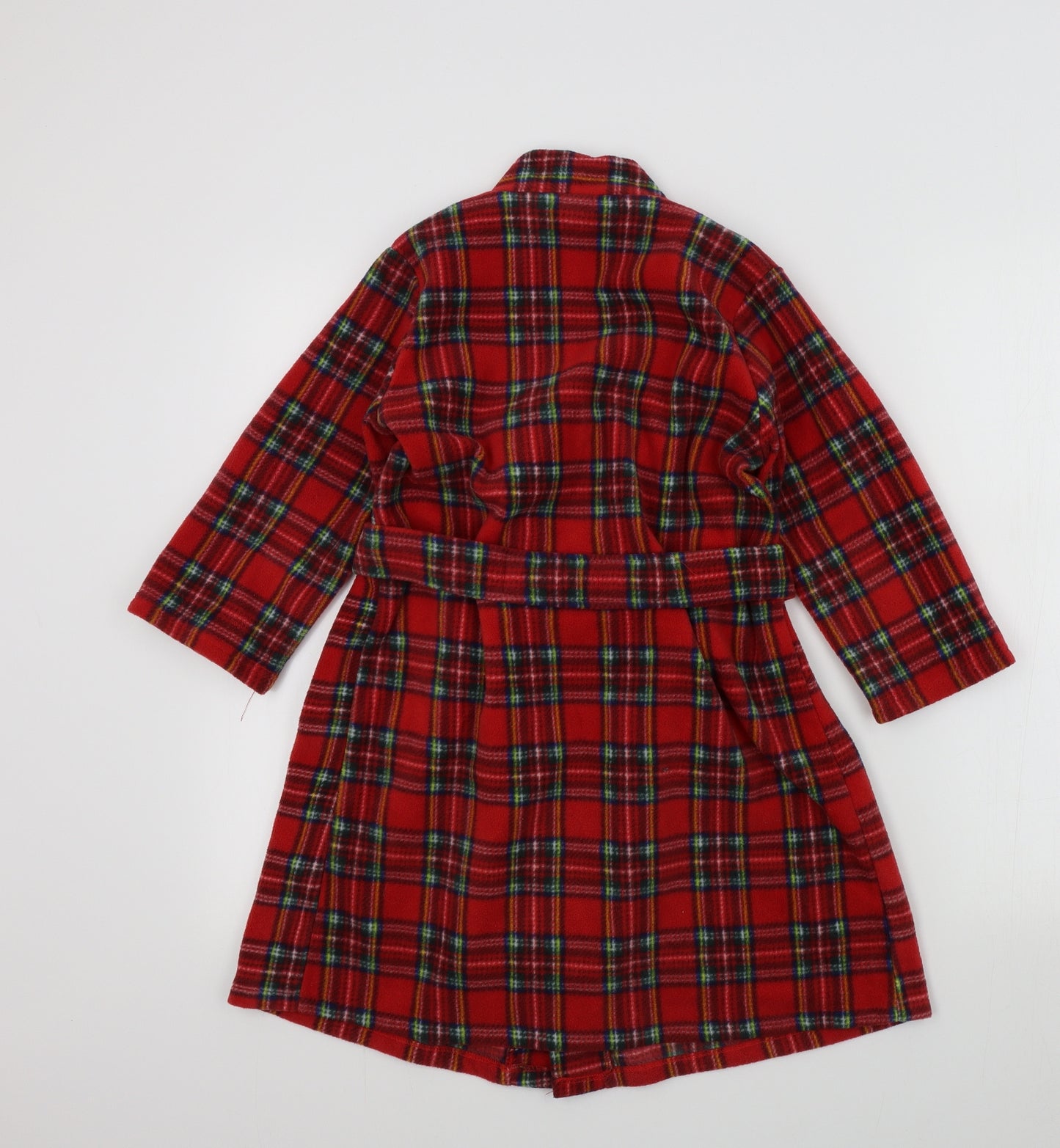 glen appin Boys Red Check   Robe Size 5-6 Years