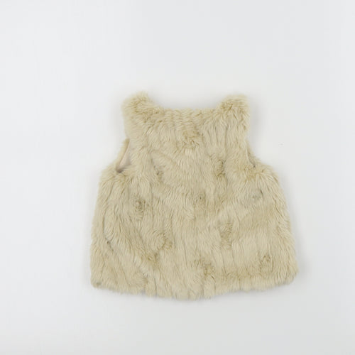 F&F Girls Beige Colourblock  Basic Coat Snowsuit Size 36 Months