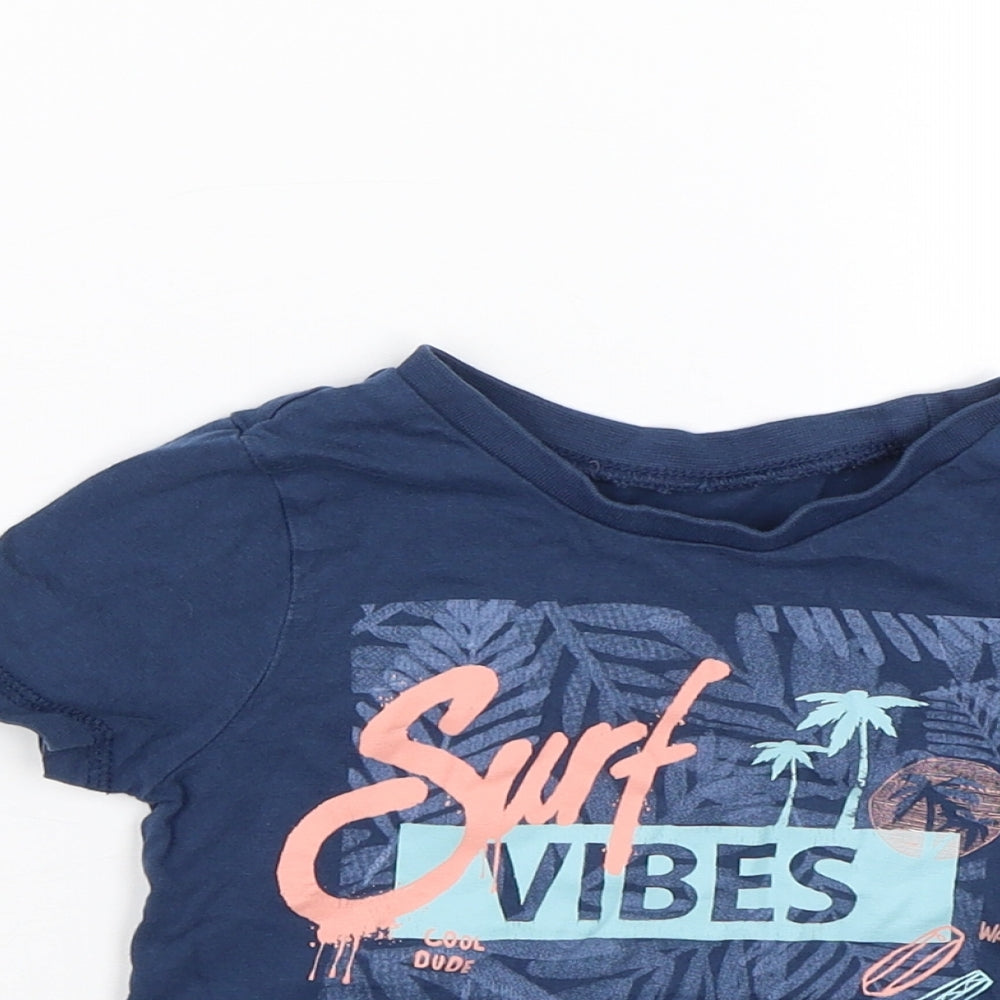 George Baby Blue   Basic T-Shirt Size 18-24 Months