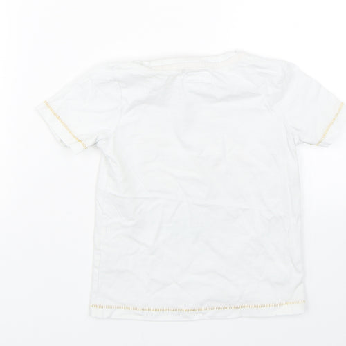 TU Boys White   Basic T-Shirt Size 3-4 Years