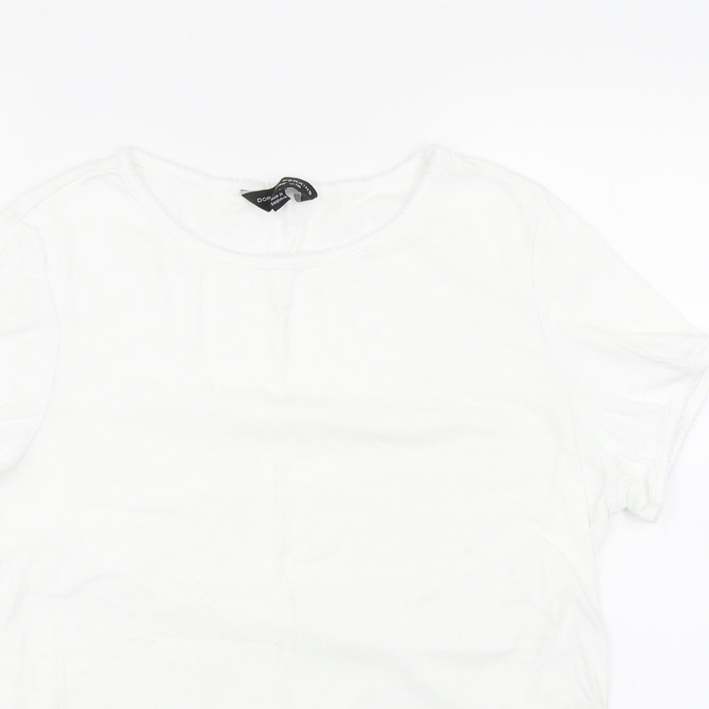 Dorothy Perkins Womens White   Basic T-Shirt Size 18