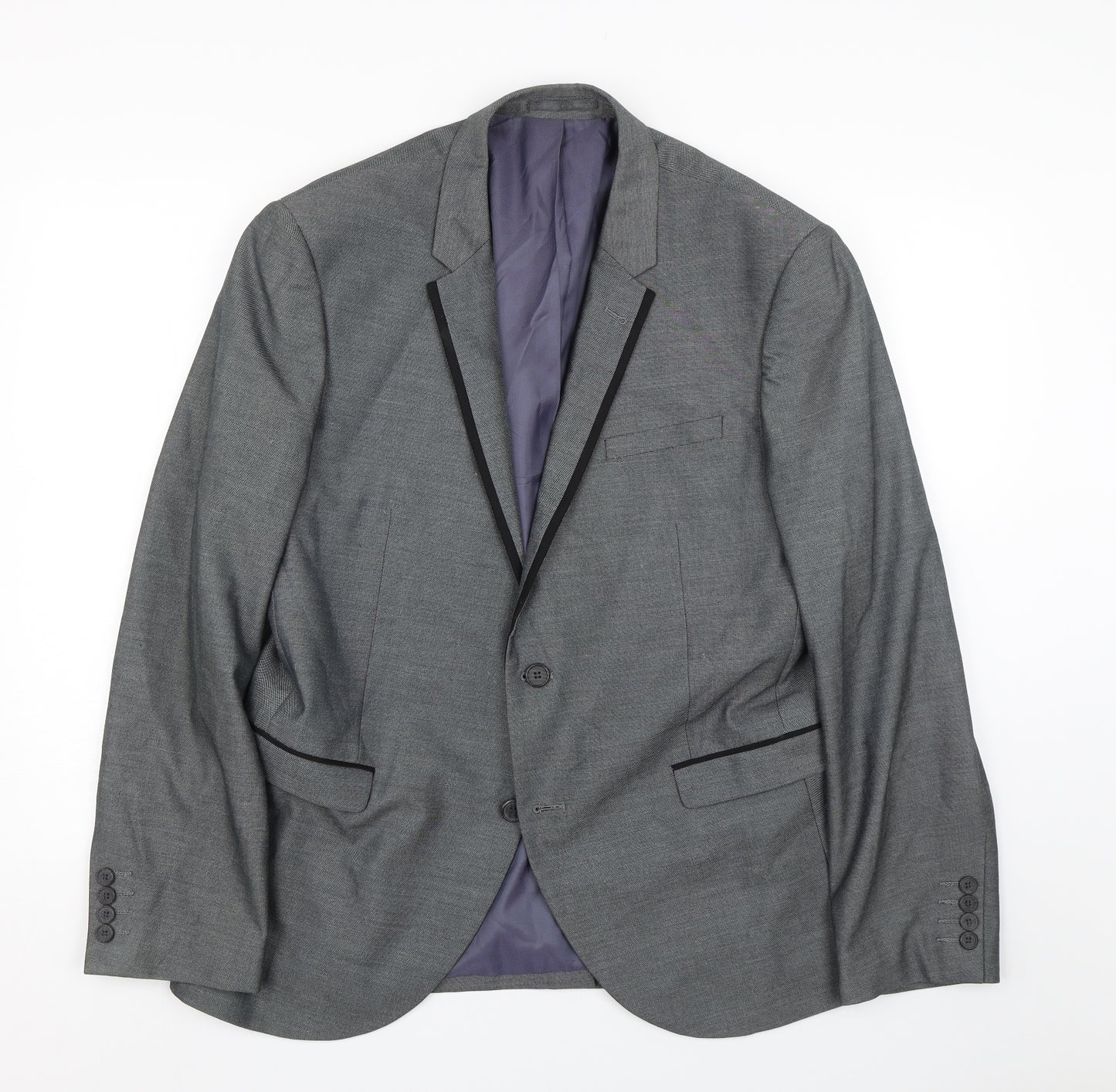 NEXT Mens Grey   Jacket Suit Size 42