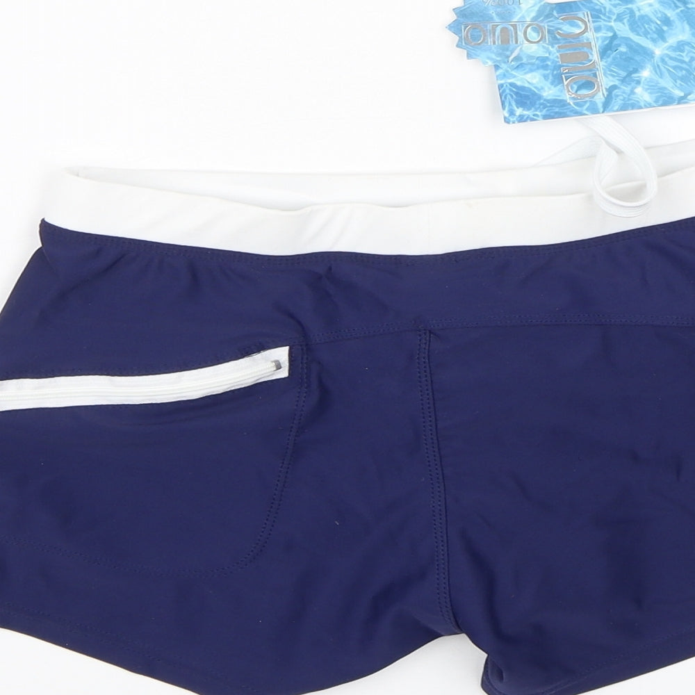 Austin Bem Mens Blue   Compression Shorts Size L