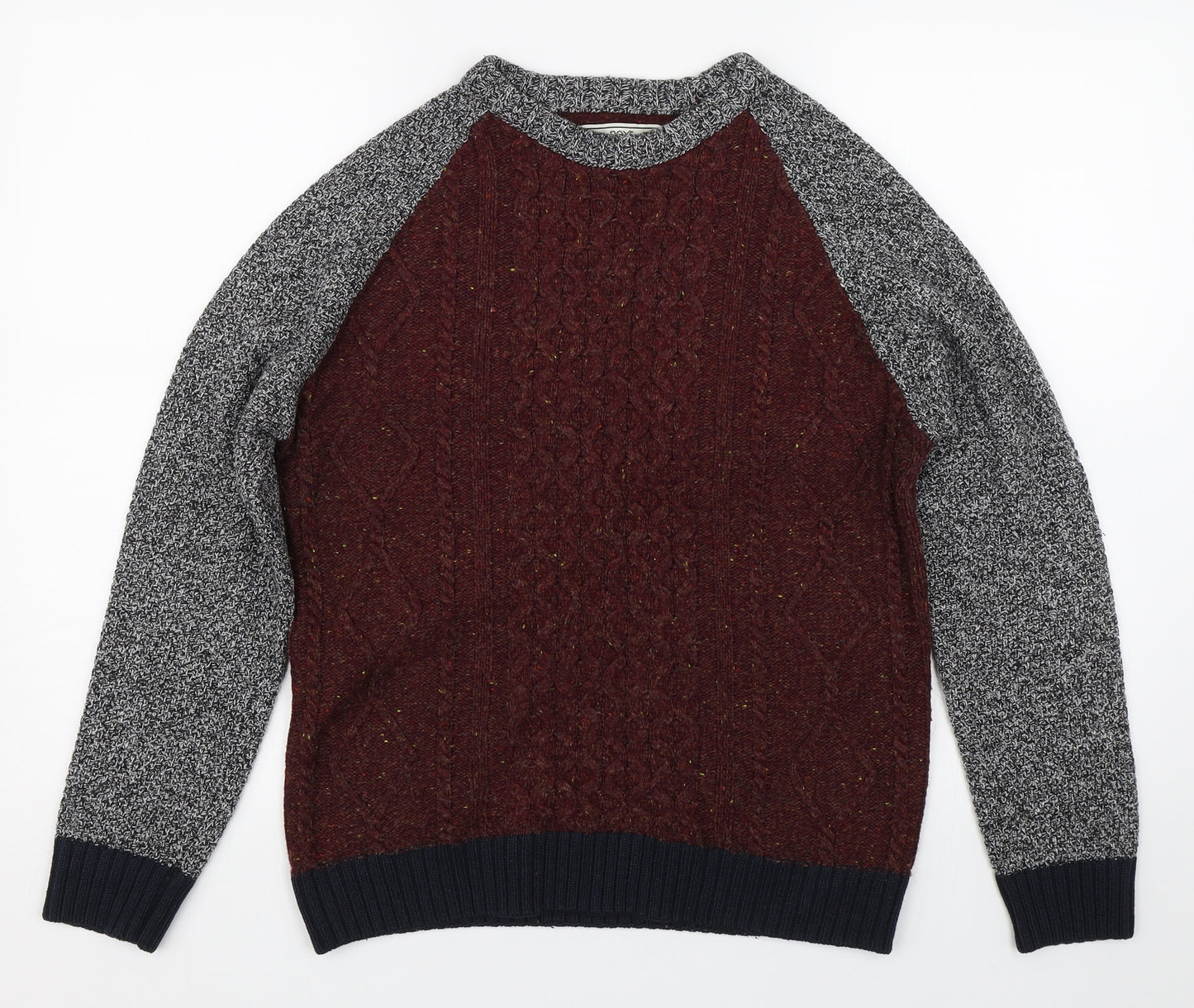 NEXT Mens Red  Knit Pullover Jumper Size S