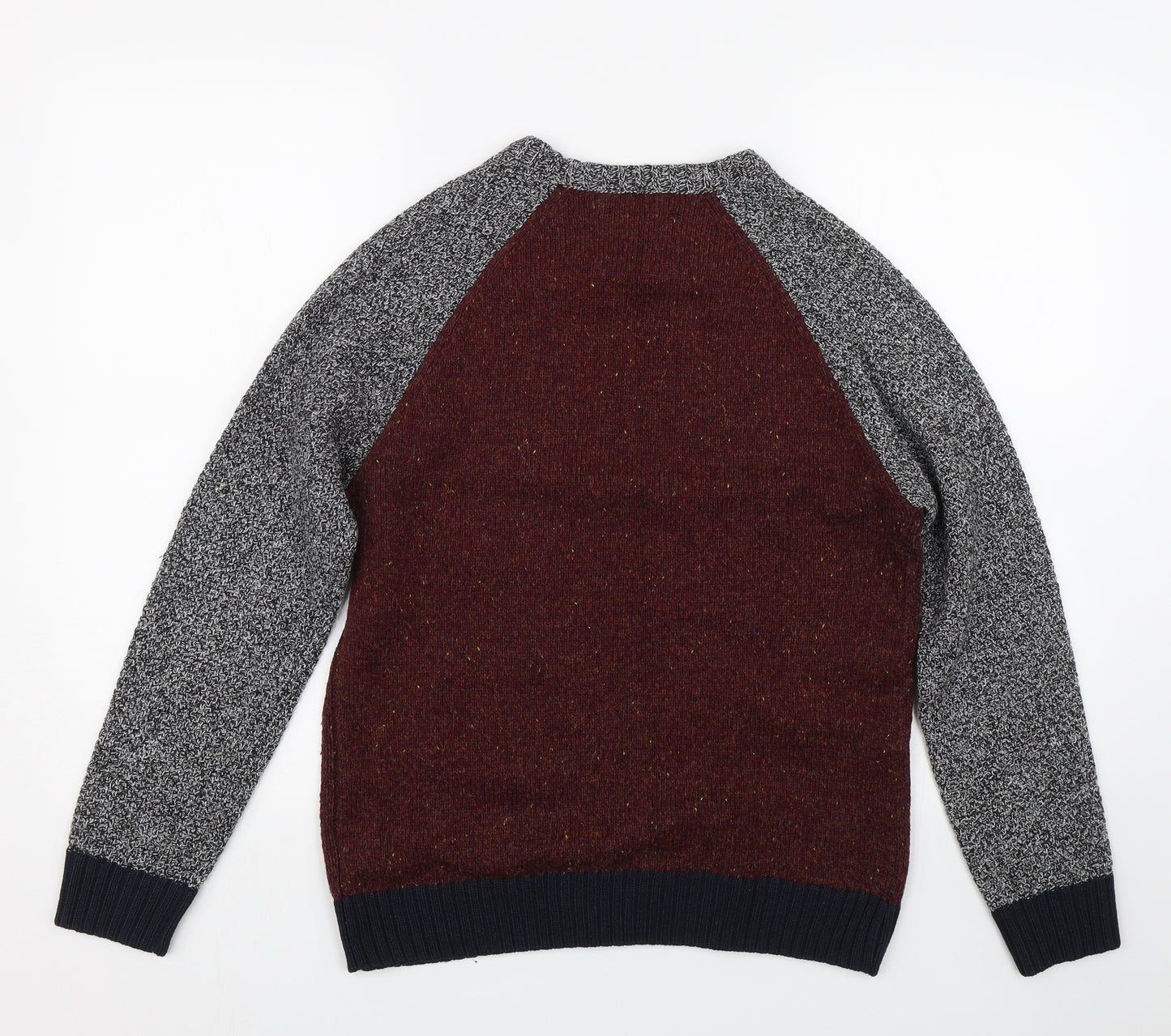 NEXT Mens Red  Knit Pullover Jumper Size S