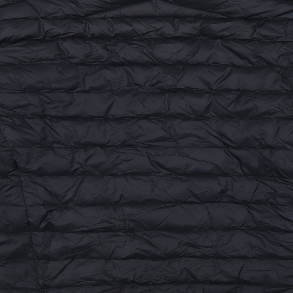 TOG24 Mens Black Striped  Puffer Jacket Coat Size 4XL