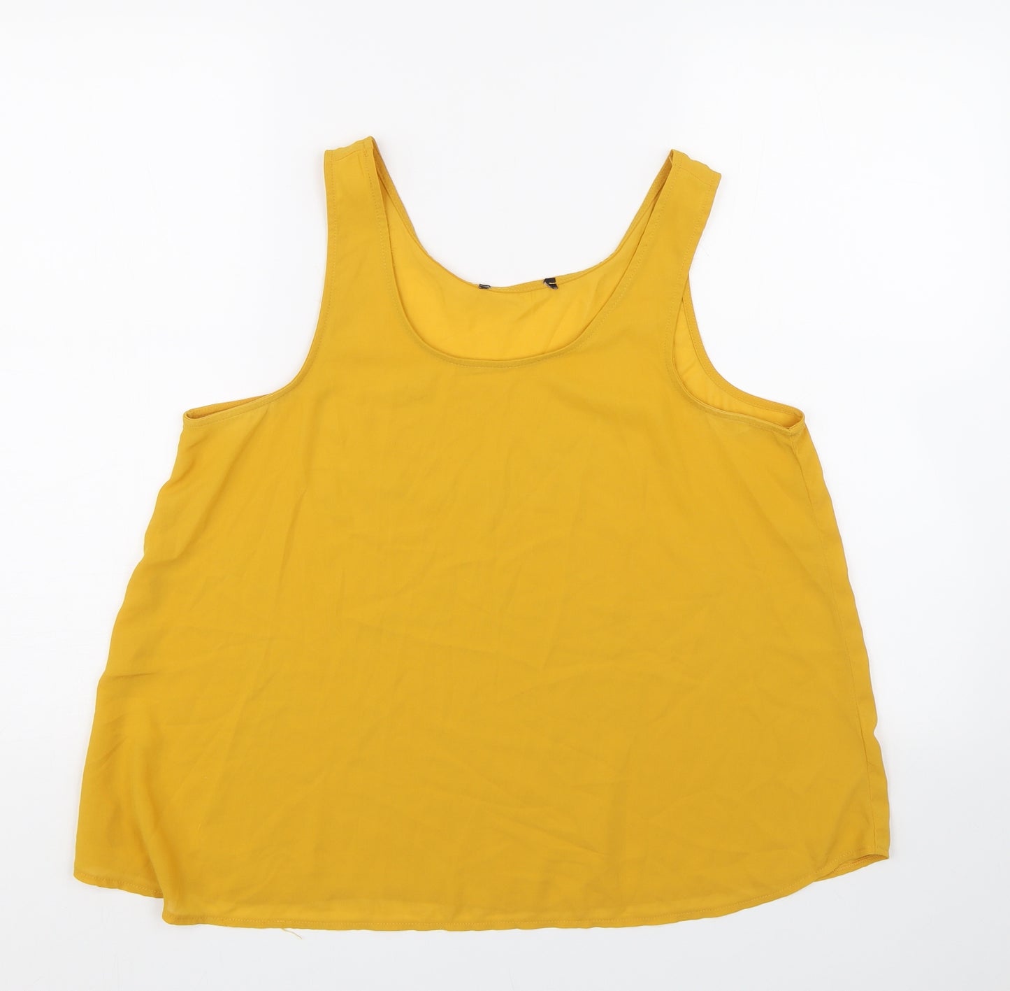 Preworn Womens Yellow   Basic Tank Size M